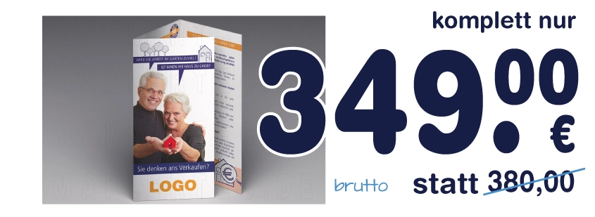 Flyer für Immobilienmakler