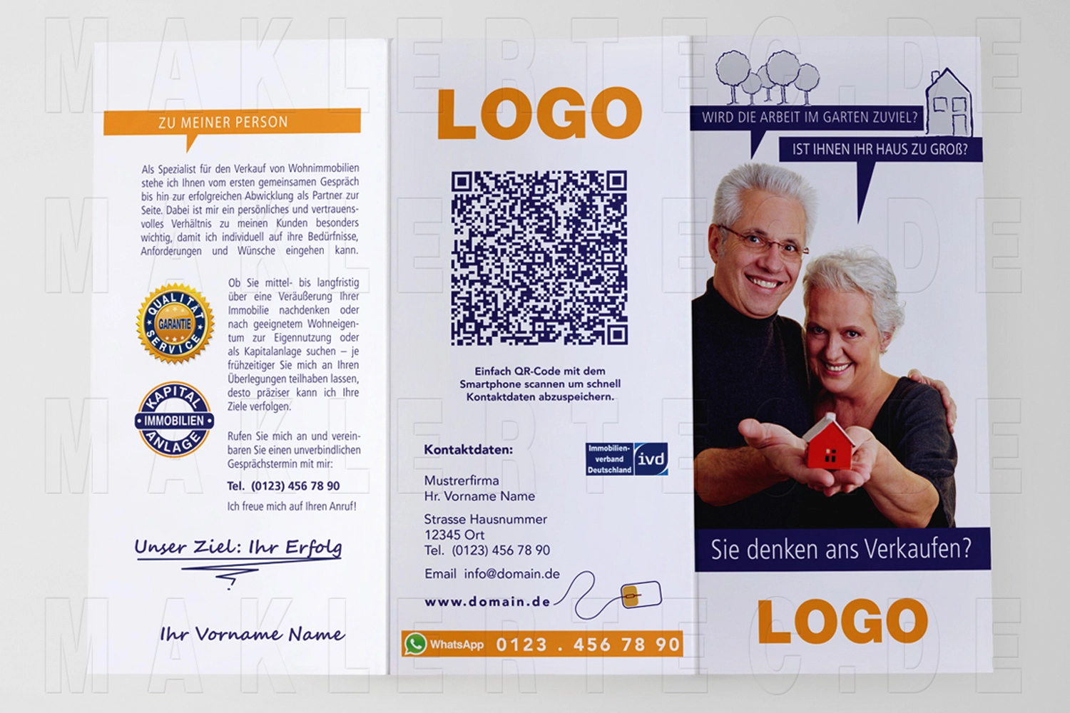 flyer für immobilienmakler