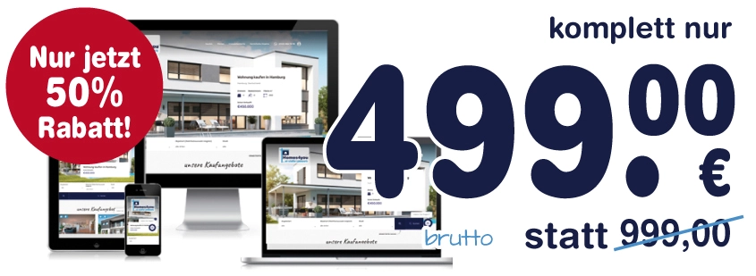 webseite für immobilienmakler